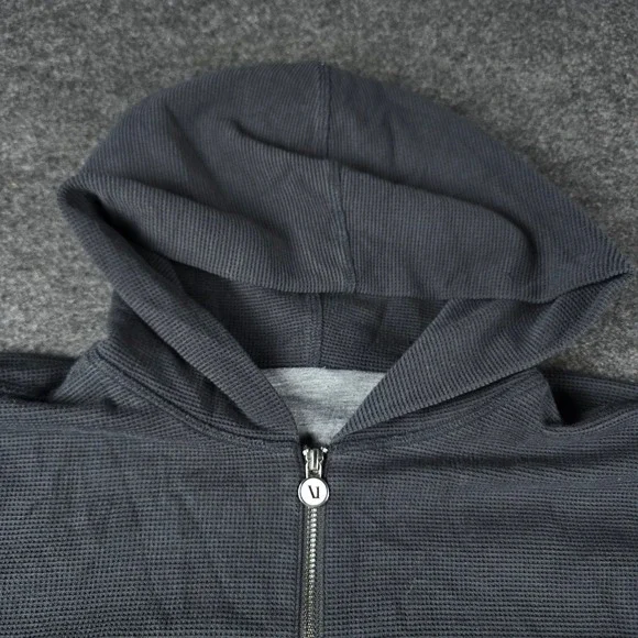 Vuori Men's Black Waffle Zip Hoodie 2.0 Performance Athleisure Wear V259 Size S - Picture 4 of 14